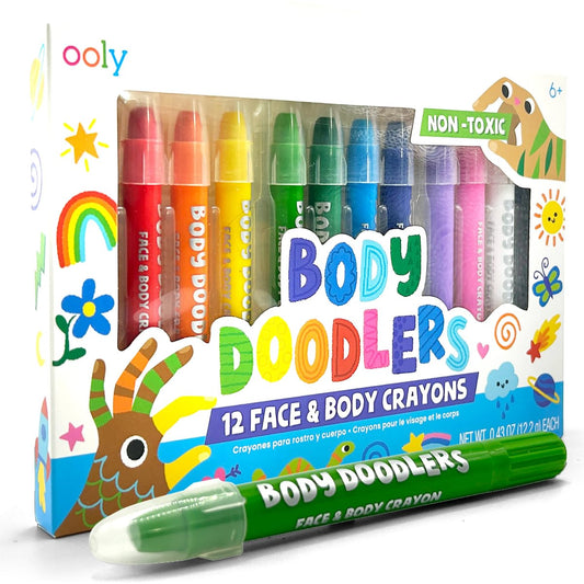 Ooly - Body Doodlers Face & Body Crayons