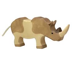Holztiger wildernis : Holztiger neushoorn (80158)