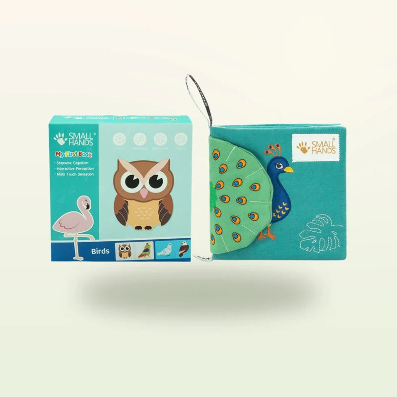 My First Book - Vogels Stoffen Babyboekje - vanaf 0 maanden
