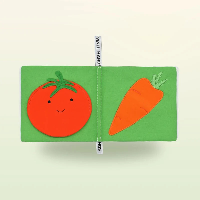 My First Book - Groenten Stoffen Babyboekje - vanaf 0 maanden