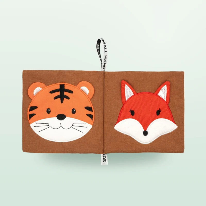 My First Book - Wilde dieren Stoffen Babyboekje - vanaf 0 maanden