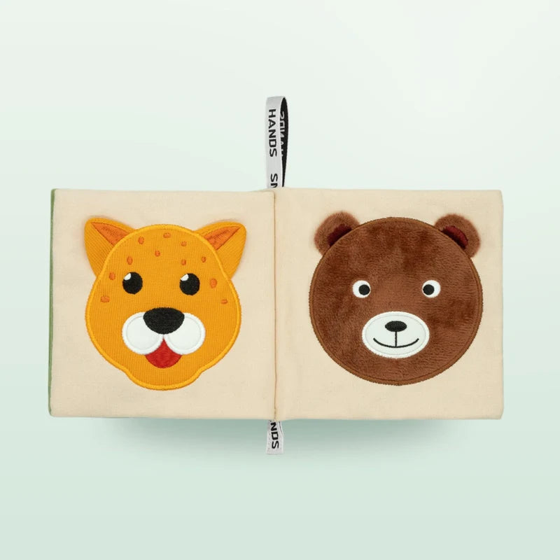 My First Book - Afrikaanse dieren Stoffen Babyboekje - vanaf 0 maanden