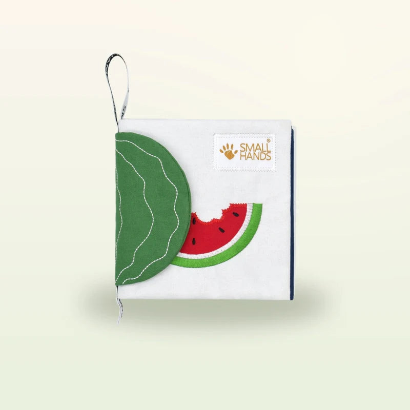 My First Book - Exotisch Fruit Stoffen Babyboekje - vanaf 0 maanden