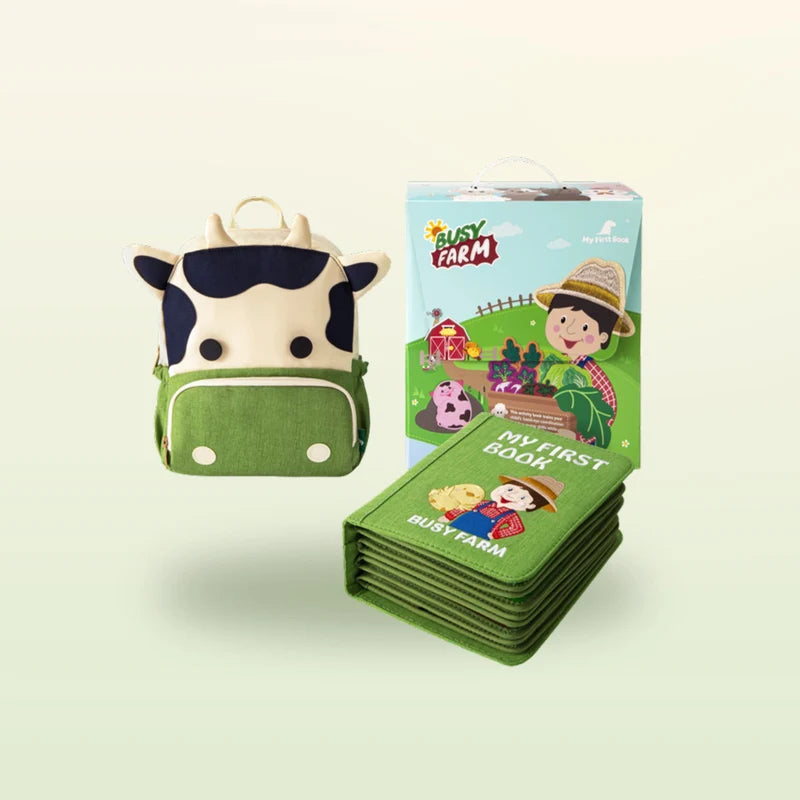 My First Book - Montessori Boerderij Boek met gratis tas- vanaf 3 jaar