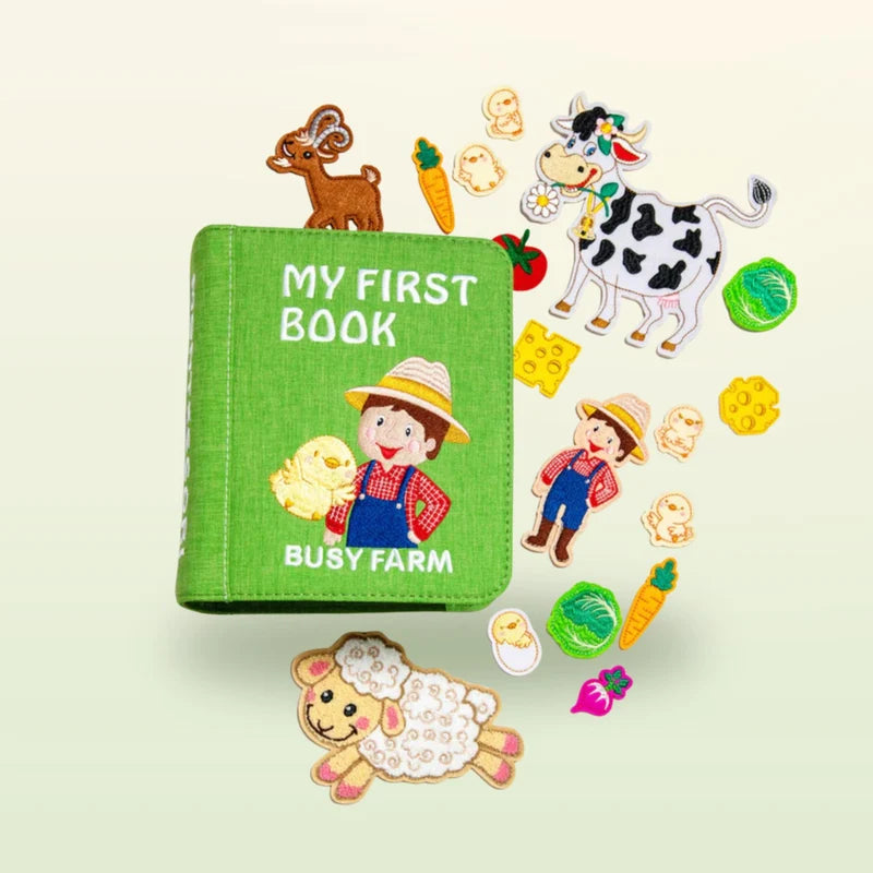 My First Book - Montessori Boerderij Boek met gratis tas- vanaf 3 jaar