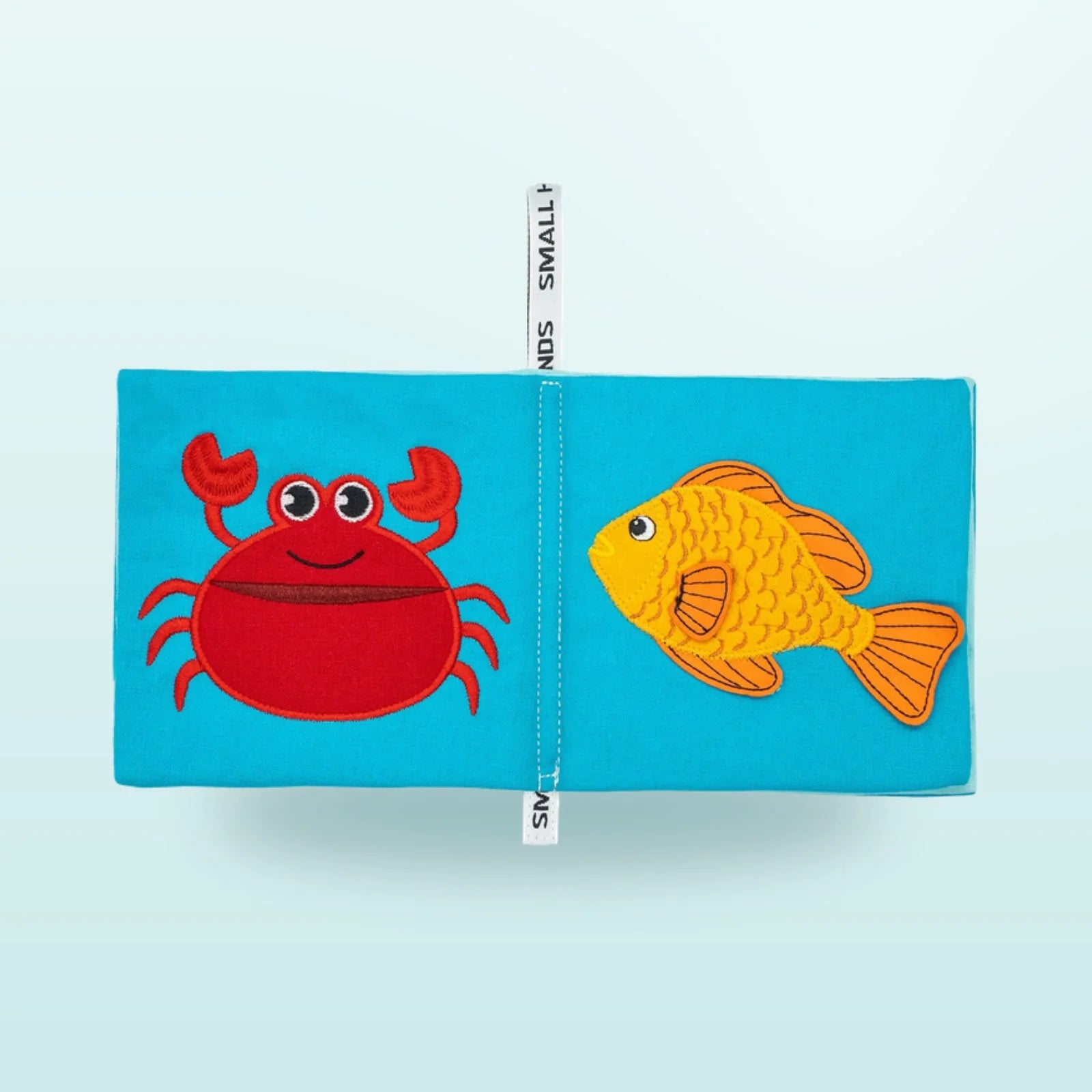 My First Book - Zeedieren Stoffen Babyboekje - vanaf 0 maanden