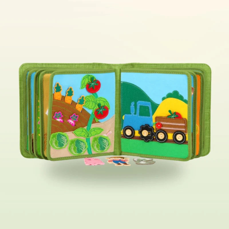 My First Book - Montessori Boerderij Boek met gratis tas- vanaf 3 jaar