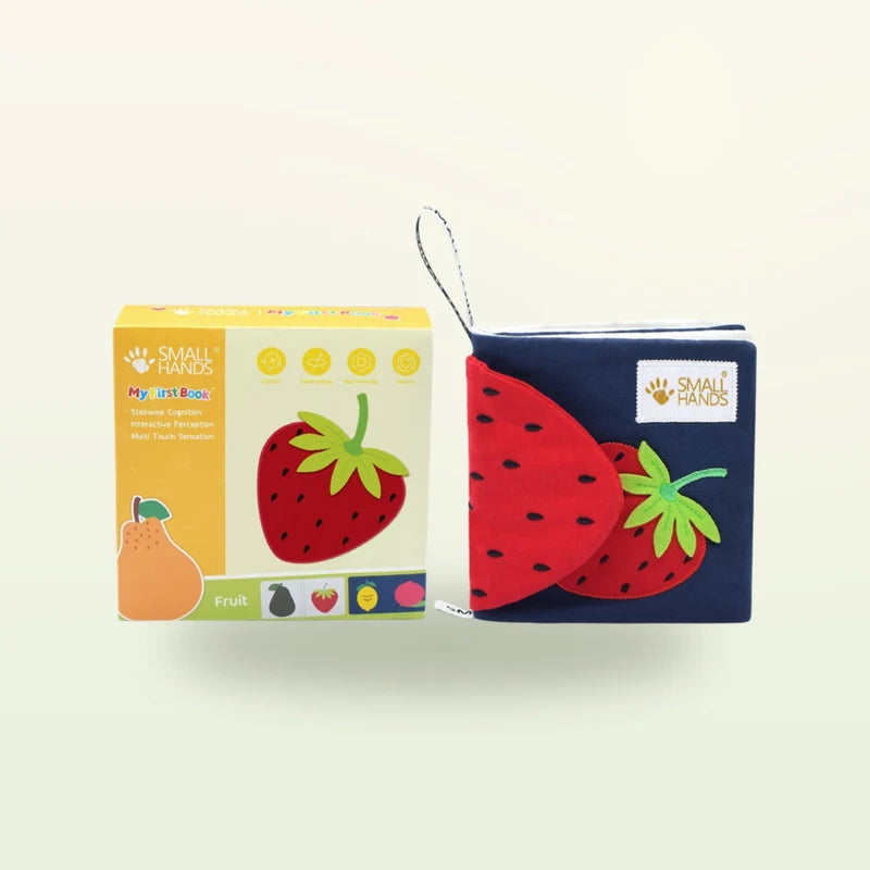 My First Book - Fruit Stoffen Babyboekje - vanaf 0 maanden