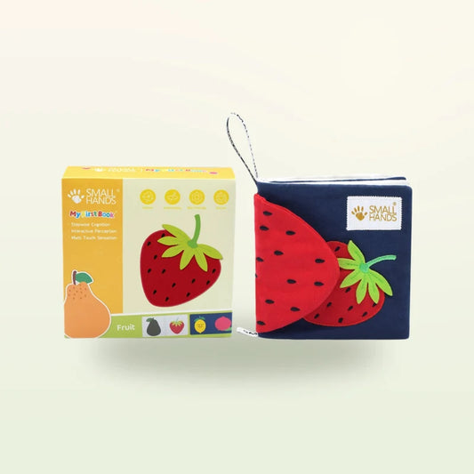 My First Book - Fruit Stoffen Babyboekje - vanaf 0 maanden
