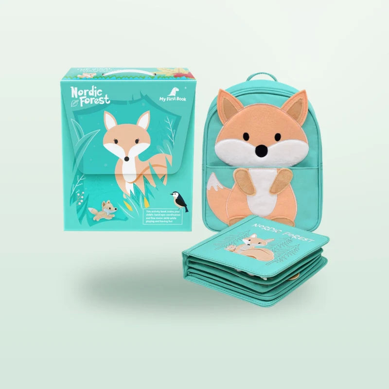 My First Book - Montessori Bos Boek met gratis tas- vanaf 12 maanden