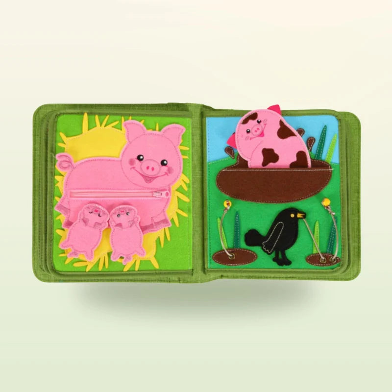 My First Book - Montessori Boerderij Boek met gratis tas- vanaf 3 jaar