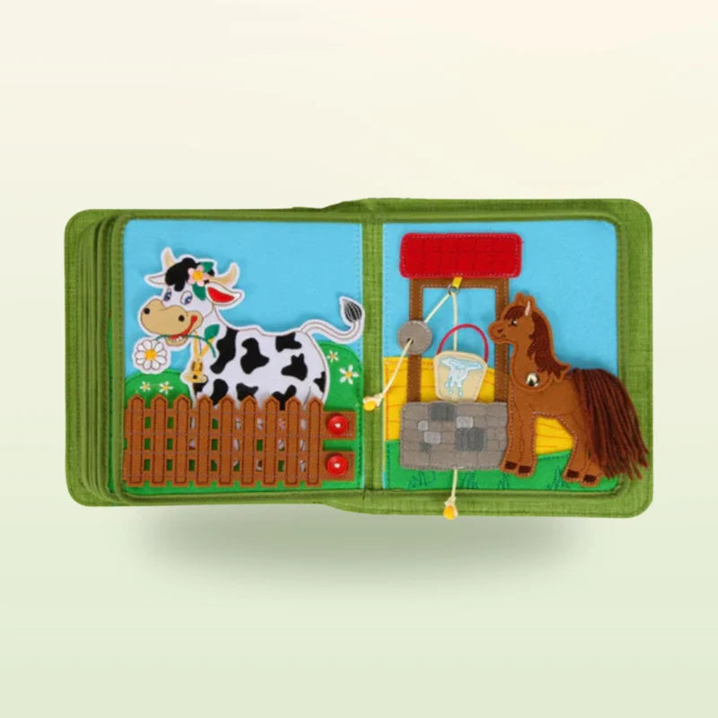 My First Book - Montessori Boerderij Boek met gratis tas- vanaf 3 jaar