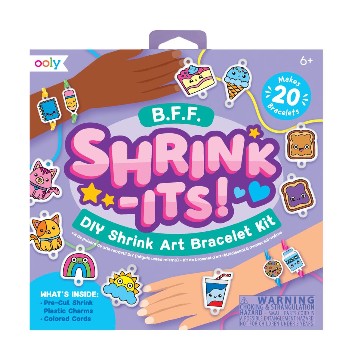 Ooly – Shrink-Its! D.I.Y. Shrink Art Bracelets Kit – B.F.F.