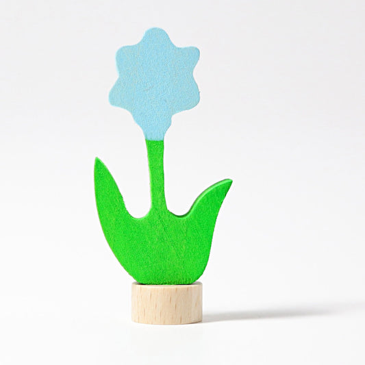 Grimm's  - Houten Jaarsteker Blauwe Bloem (03610)