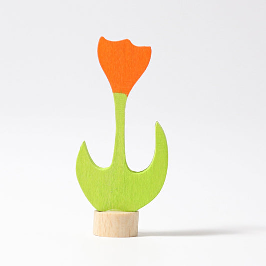 Grimm's  - Houten Jaarsteker Oranje Tulp (03670)