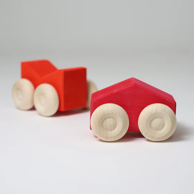Grimm's Stapelauto's 2 stuks  - Diverse kleuren