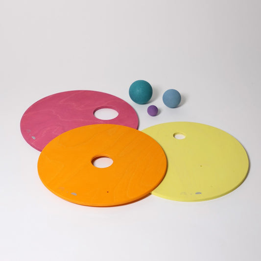 GRIMM'S x Stapelstein Rolling Discs Warm Pastel (10255)