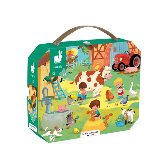 Janod Puzzel – Op de Boerderij 24 stukjes