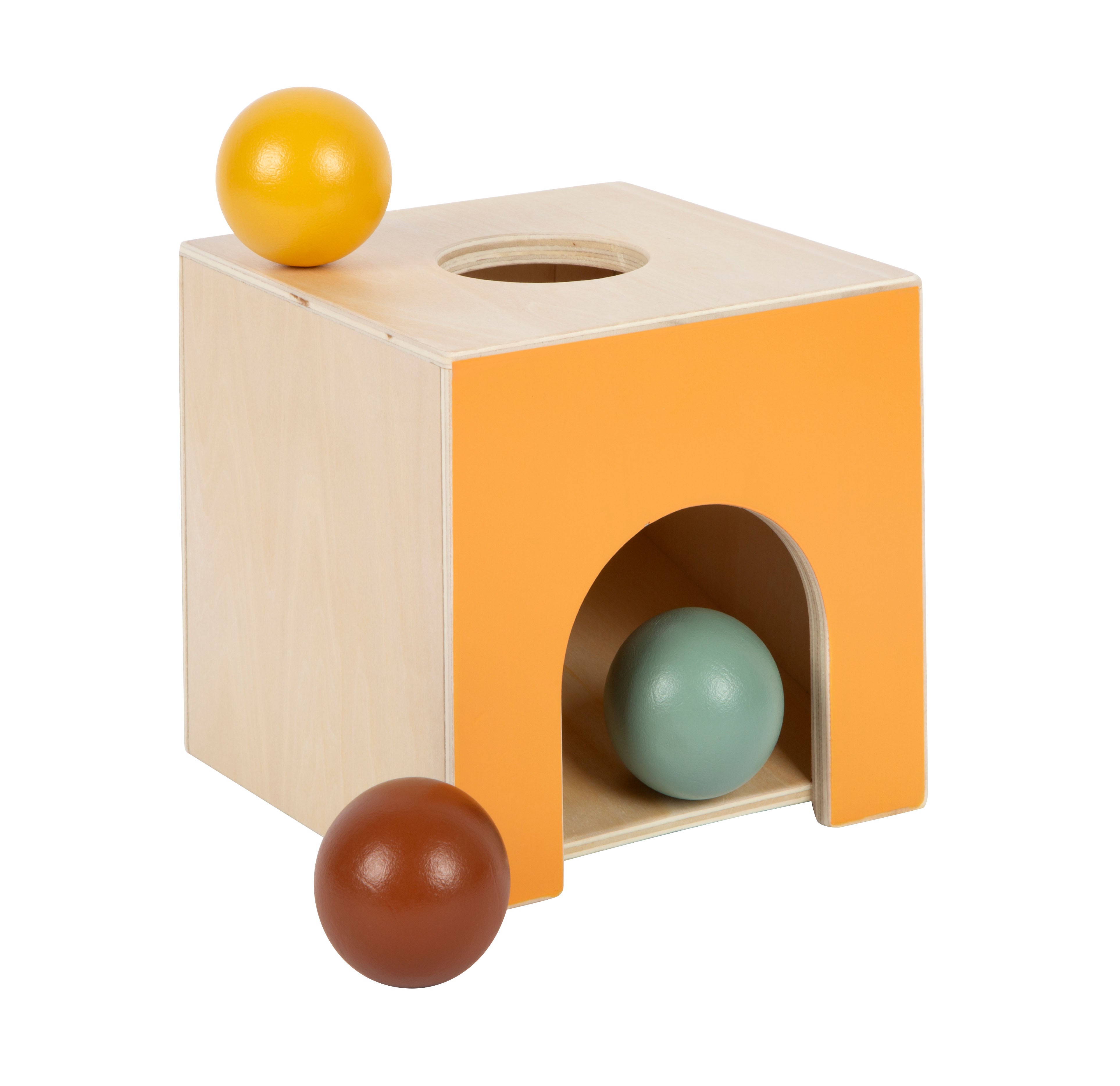 Small Foot - Houten Montessori Knikkerdoos FSC