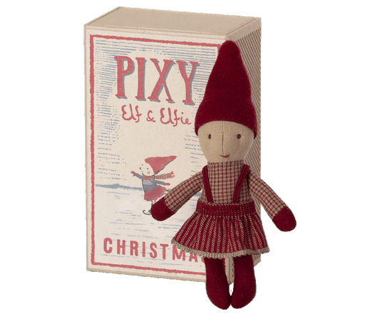 Maileg - Pixy elfie in matchbox - meisje