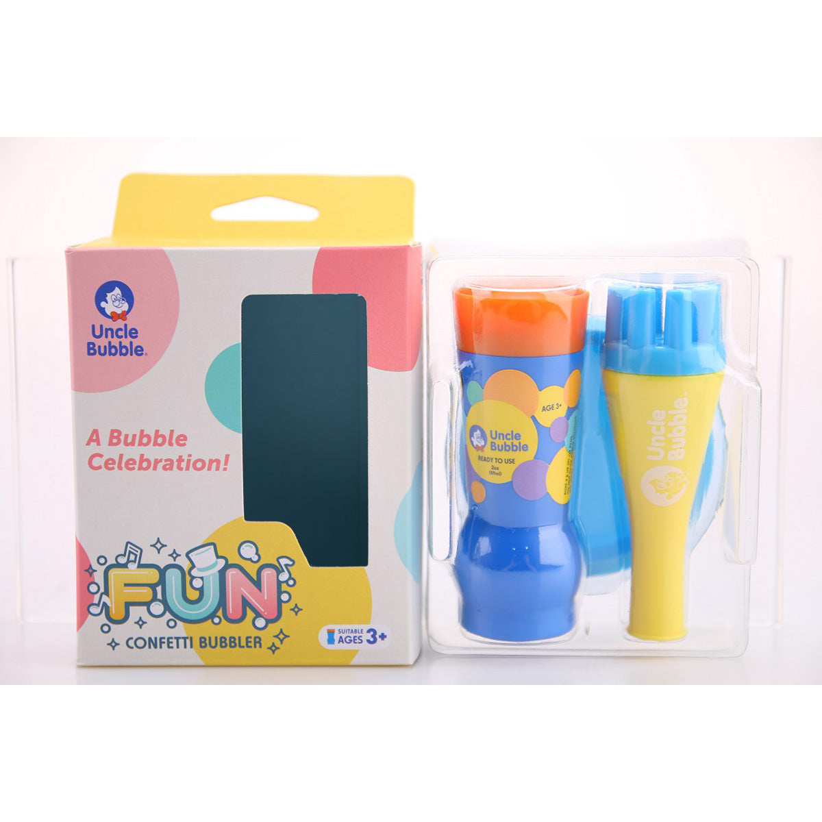 Uncle Bubble - Fun Confetti Bubbler