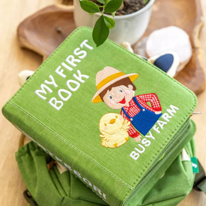 My First Book - Montessori Boerderij Boek met gratis tas- vanaf 3 jaar
