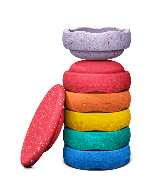 Stapelstein Winter Actie Special Rainbow Set classic