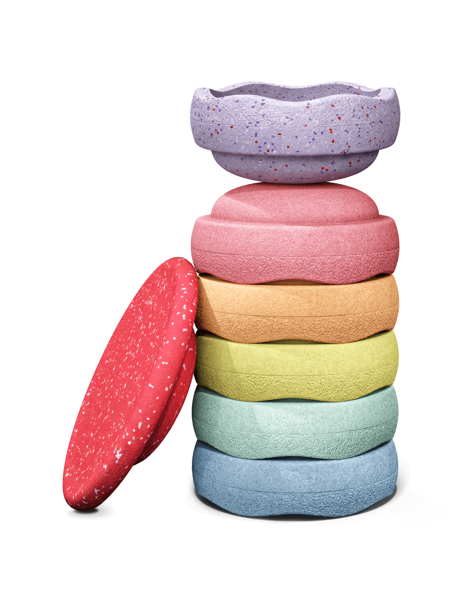 Stapelstein Winter Actie Special Rainbow Set Pastel