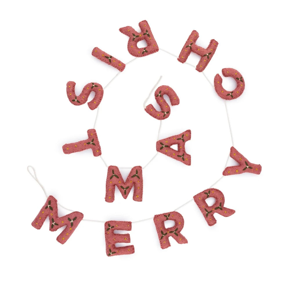 Sjaal met Verhaal Slinger Merry Christmas Mistletoe Dreams