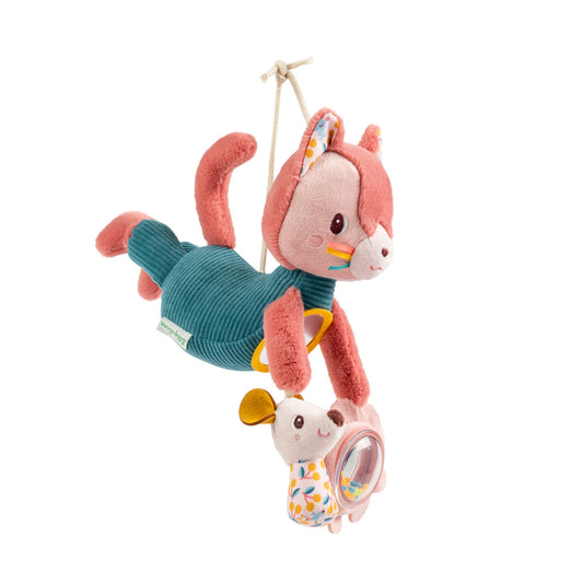 Lilliputiens – Hangende kat knuffel - Jeanne acti-nomade