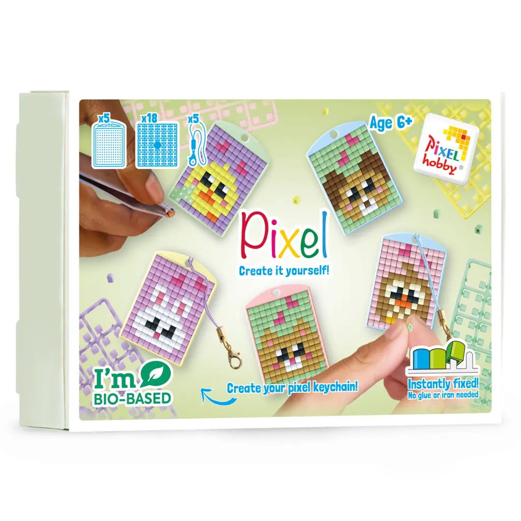 Pixelhobby Medaillon Thema Box - Kawaii Huisdieren