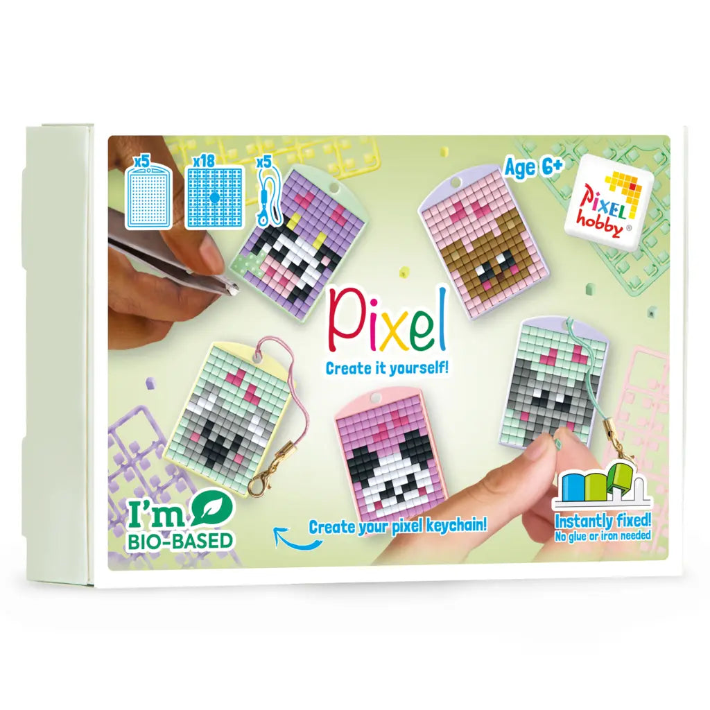 Pixelhobby Medaillon Thema Box - Kawaii Wilde dieren