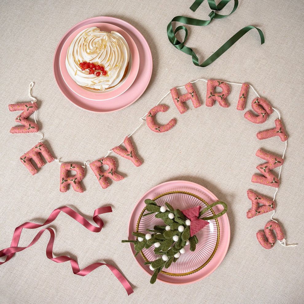 Sjaal met Verhaal Slinger Merry Christmas Mistletoe Dreams