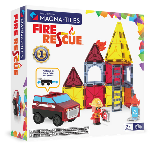 MAGNA-TILES - Fire Station 27-Piece Set