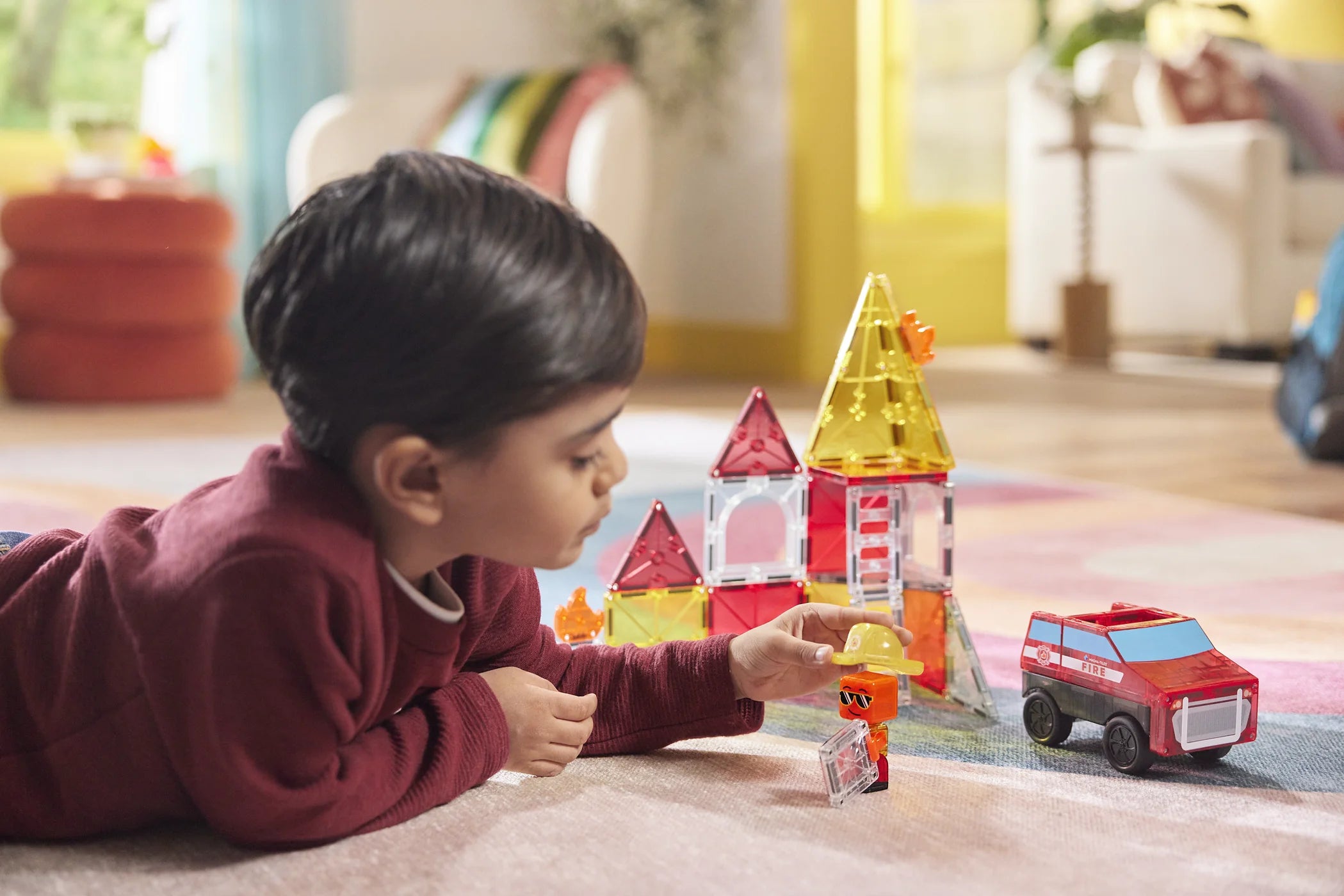 MAGNA-TILES - Fire Station 27-Piece Set