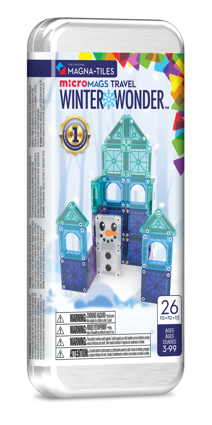 Magna-tiles Winter Wonder 26-Piece Travel Set - Limited Edition