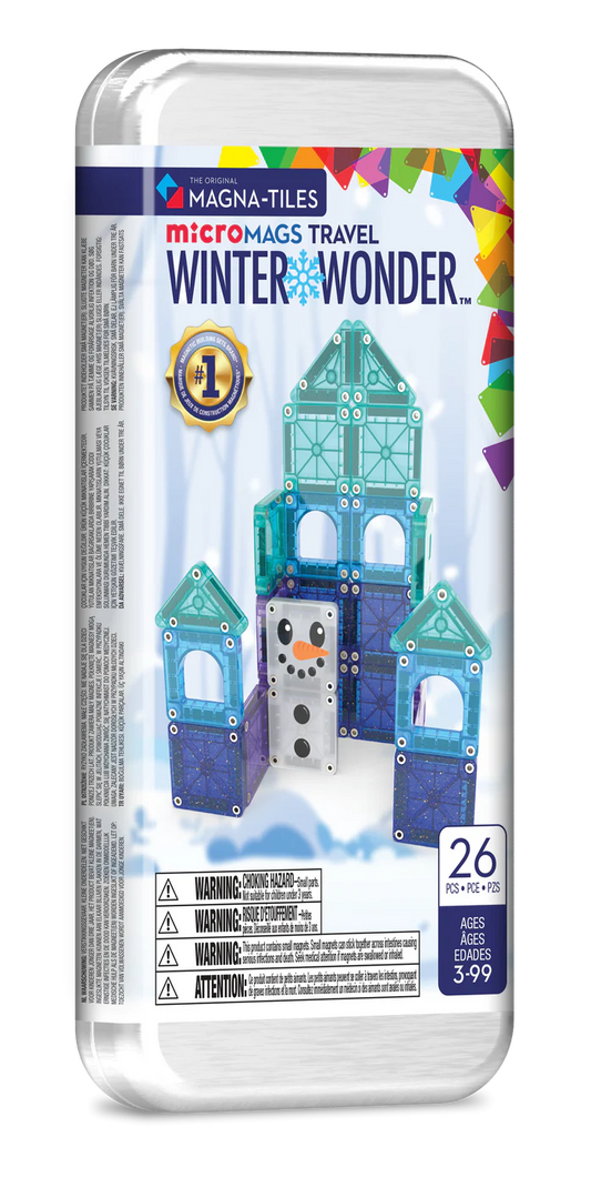 Magna-tiles Winter Wonder 26-Piece Travel Set - Limited Edition