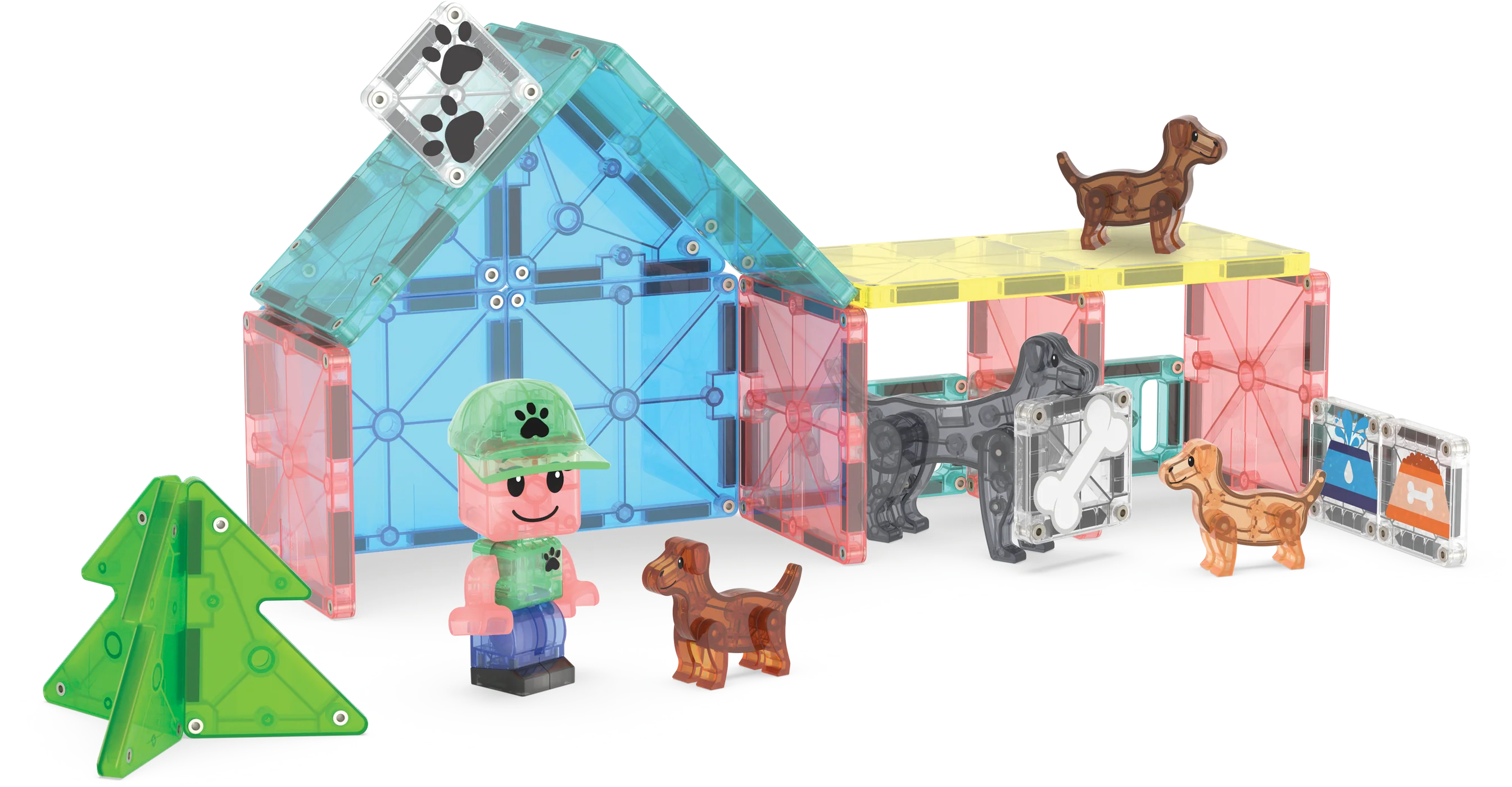 MAGNA-TILES® Puppy Park – 27-delig