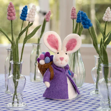 Sjaal met Verhaal - Decoratie Haas met Mand - 3 kleuren