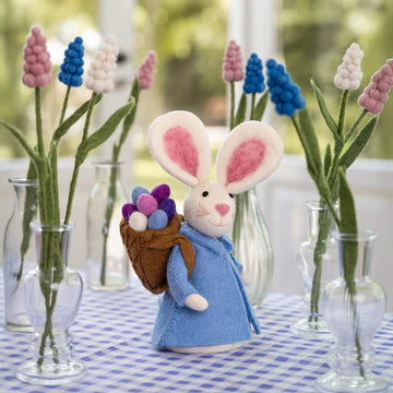 Sjaal met Verhaal - Decoratie Haas met Mand - 3 kleuren
