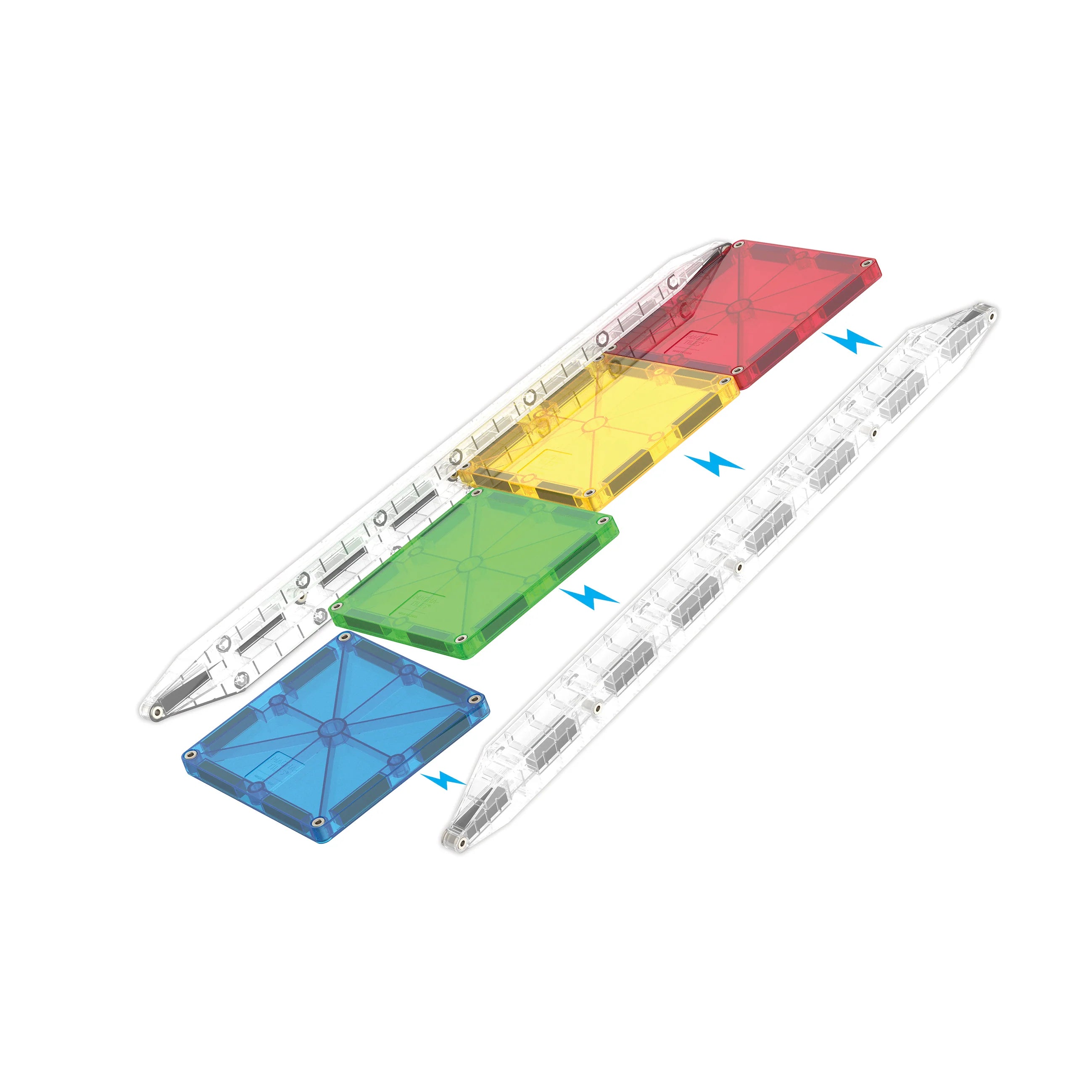 MAGNA-TILES® Rail Racers 8-Piece Rail Pack