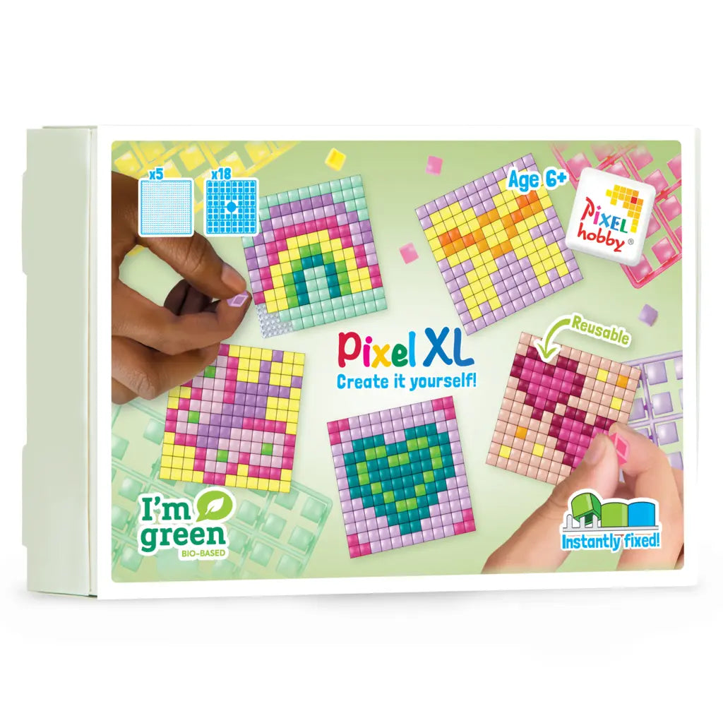 Pixelhobby XL Theme Box - Hartjes en strikjes