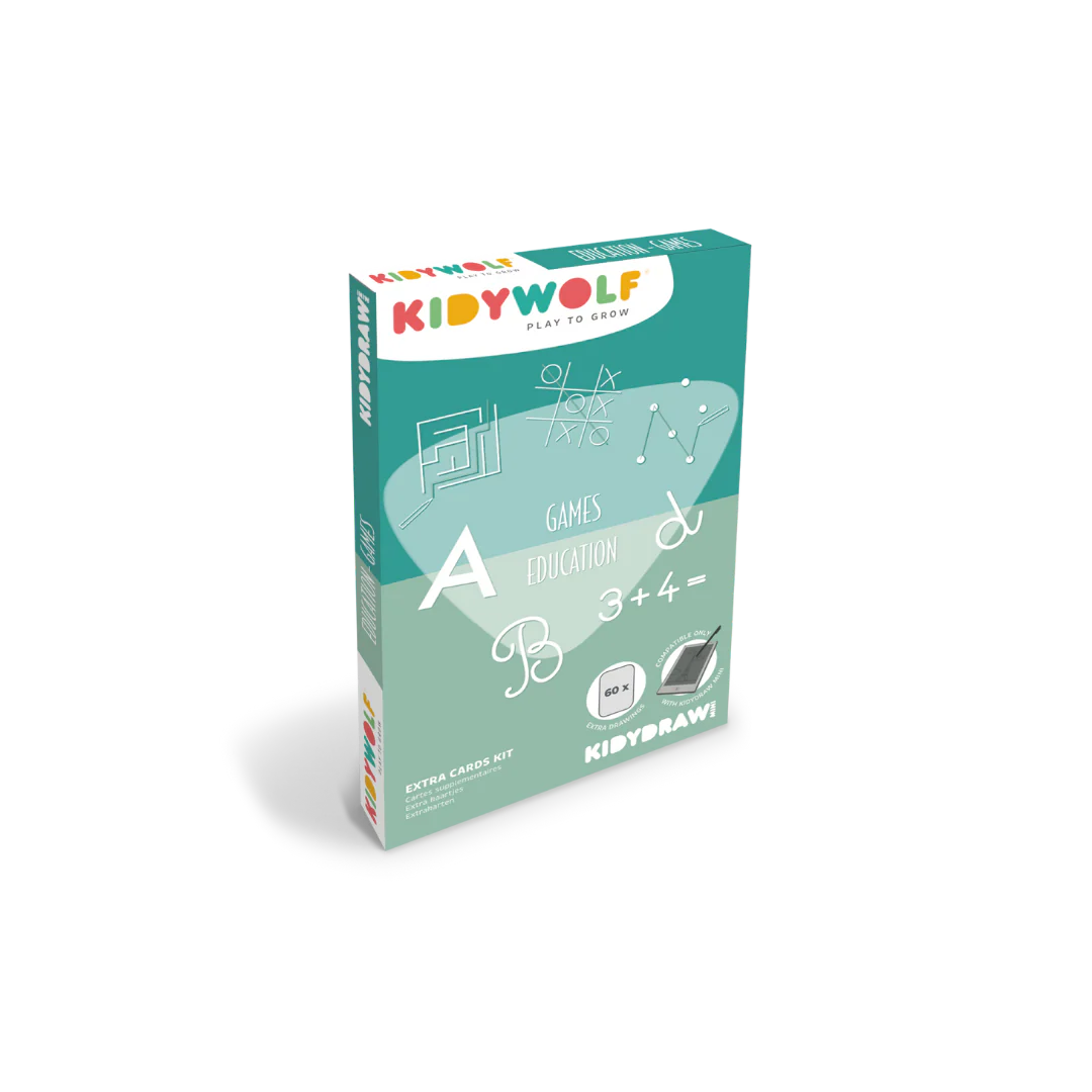 Kidywolf - REFIL voor KIDYDRAW-MINI Tekeningen ( extra kaarten)
