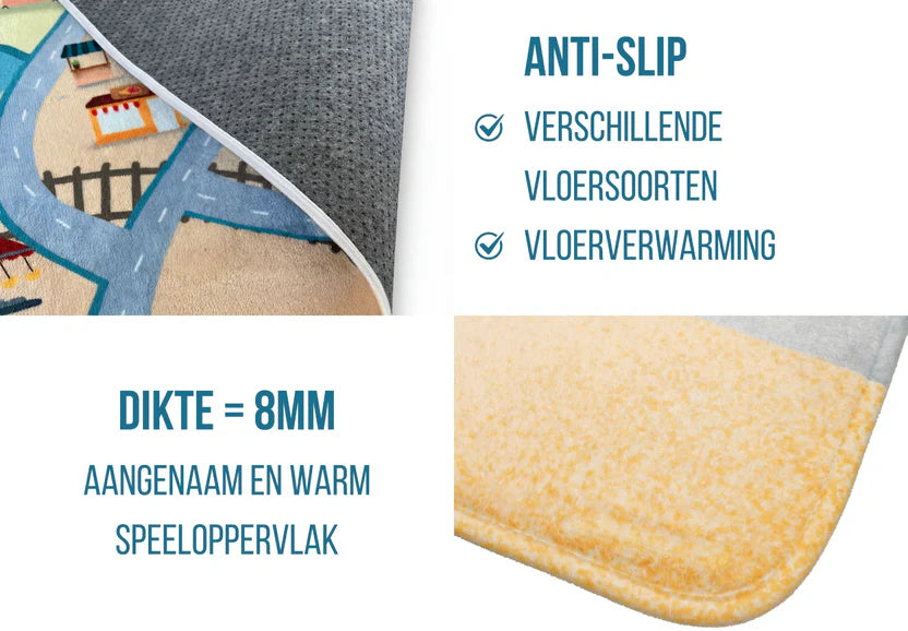 Mats & Joy Speelkleed - Thema Nederland Auto (130x180cm) ALLEEN IN DE WINKEL