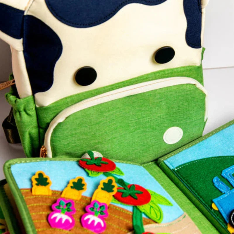 My First Book - Montessori Boerderij Boek met gratis tas- vanaf 3 jaar