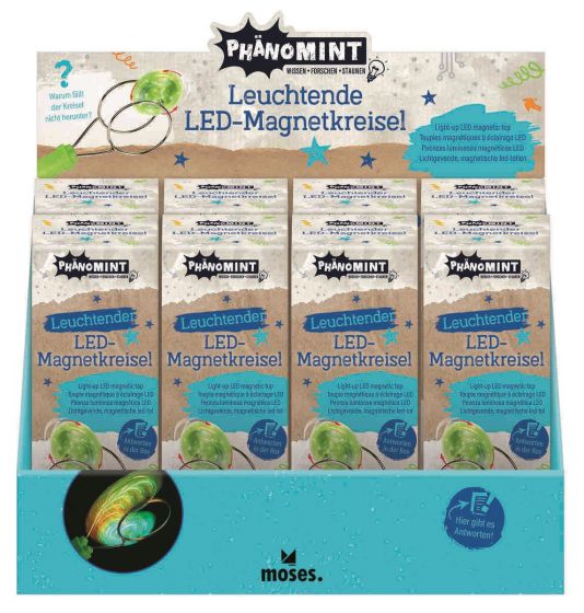 PhänoMINT lichtgevende magnetische led tol