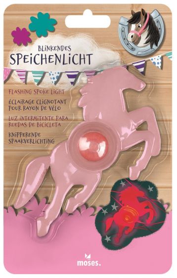 LED spaakverlichting paard met 3 lichtstanden