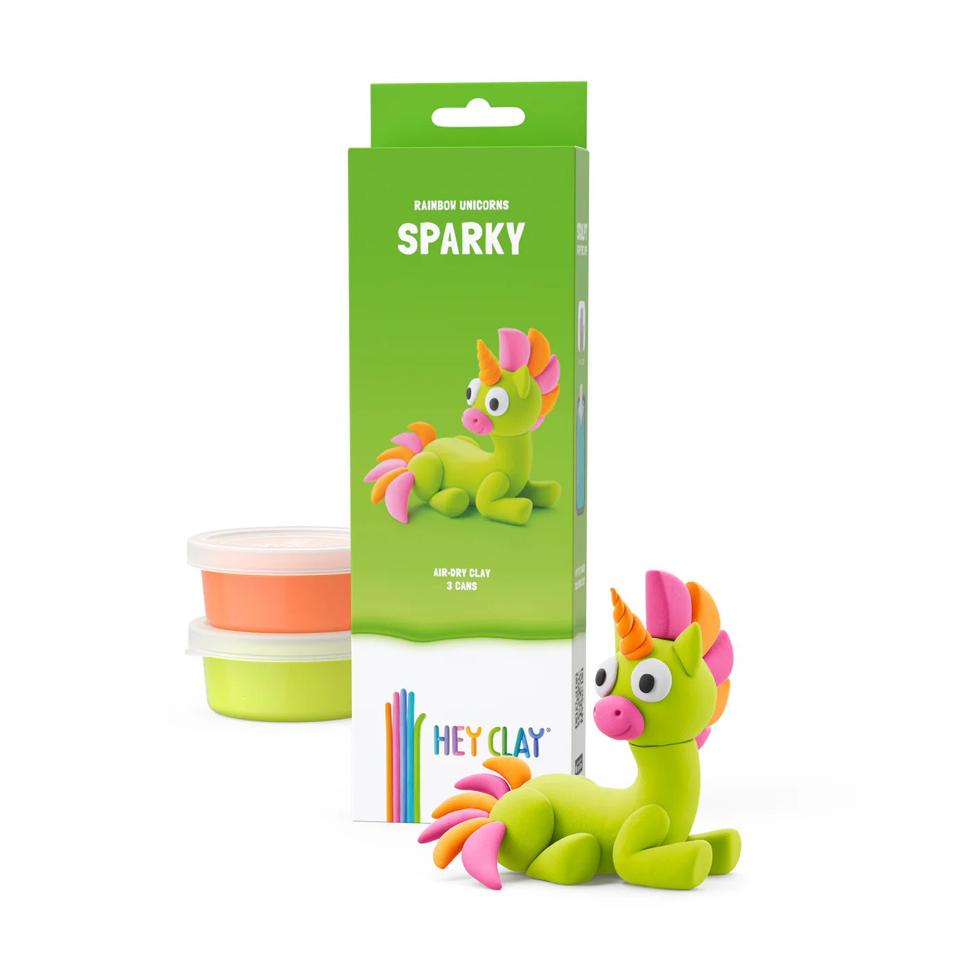 Hey Clay Rainbow Unicorn Sparky - 3 cans