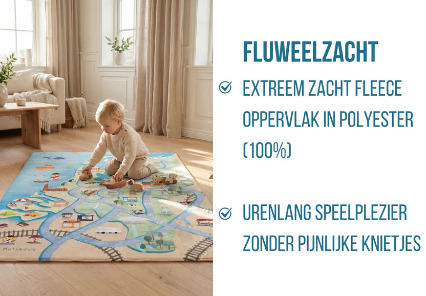 Mats & Joy Speelkleed - Thema Nederland Auto (130x180cm) ALLEEN IN DE WINKEL