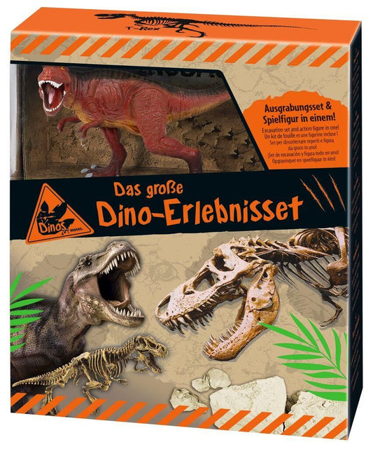 Dino uithakset met figuur T-Rex